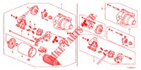ANLASSER (MITSUBA) (2.4L) für Honda ACCORD 2.4 TYPE S 4 Türen 6 gang-Schaltgetriebe 2012