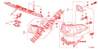 HECKLEUCHTE/KENNZEICHENBELEUCHTUNG (PGM FI)  für Honda ACCORD 2.4 TYPE S 4 Türen 6 gang-Schaltgetriebe 2012