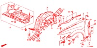 KOTFLUEGEL, VORNE  für Honda ACCORD 2.4 TYPE S 4 Türen 6 gang-Schaltgetriebe 2012
