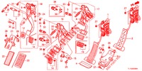 PEDAL (LH) für Honda ACCORD 2.4 TYPE S 4 Türen 6 gang-Schaltgetriebe 2012
