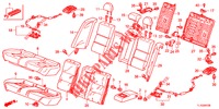 RUECKSITZ/SITZGURT,(2D)  für Honda ACCORD 2.4 TYPE S 4 Türen 6 gang-Schaltgetriebe 2012