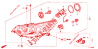 SCHEINWERFER  für Honda ACCORD 2.4 TYPE S 4 Türen 6 gang-Schaltgetriebe 2012