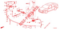 SCHEINWERFERWASCHER(S)  für Honda ACCORD 2.4 TYPE S 4 Türen 6 gang-Schaltgetriebe 2012