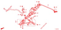 STABILISATOR, VORNE/UNTERER ARM, VORNE  für Honda ACCORD 2.4 TYPE S 4 Türen 6 gang-Schaltgetriebe 2012