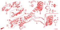 TUERSCHLOESSER, HINTEN/AEUSSERER GRIFF  für Honda ACCORD 2.4 TYPE S 4 Türen 6 gang-Schaltgetriebe 2012