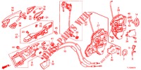 TUERSCHLOESSER, VORNE/AEUSSERER GRIFF  für Honda ACCORD 2.4 TYPE S 4 Türen 6 gang-Schaltgetriebe 2012