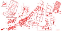 VORDERSITZ/SITZGURTE (D.) (LH) für Honda ACCORD 2.4 TYPE S 4 Türen 6 gang-Schaltgetriebe 2012