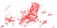 VORNE SITZKOMPONENTEN (D.) (SIEGE REGLAGE MANUEL) für Honda ACCORD 2.4 TYPE S 4 Türen 6 gang-Schaltgetriebe 2012