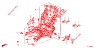 VORNE SITZKOMPONENTEN (G.) (SIEGE REGLAGE MANUEL) für Honda ACCORD 2.4 TYPE S 4 Türen 6 gang-Schaltgetriebe 2012