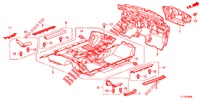 BODENMATTE/ISOLATOR  für Honda ACCORD 2.4 TYPE S 4 Türen 5 gang automatikgetriebe 2012