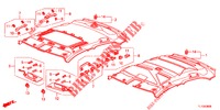 DACHVERKLEIDUNG  für Honda ACCORD 2.4 TYPE S 4 Türen 5 gang automatikgetriebe 2012