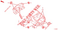 GUMMITUELLE (ARRIERE) für Honda ACCORD 2.4 TYPE S 4 Türen 5 gang automatikgetriebe 2012