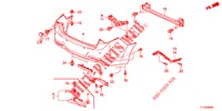HINTERER STOSSFAENGER  für Honda ACCORD 2.4 TYPE S 4 Türen 5 gang automatikgetriebe 2012