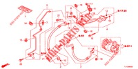 KLIMAANLAGE (FLEXIBLES/TUYAUX) (2.4L) (LH) für Honda ACCORD 2.4 TYPE S 4 Türen 5 gang automatikgetriebe 2012