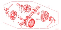 LICHTMASCHINE (DENSO) (2.4L) für Honda ACCORD 2.4 TYPE S 4 Türen 5 gang automatikgetriebe 2012