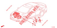 MOTORKABELBAUM, STREBE(1.7L)(RH)  für Honda ACCORD 2.4 TYPE S 4 Türen 5 gang automatikgetriebe 2012