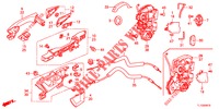 TUERSCHLOESSER, HINTEN/AEUSSERER GRIFF  für Honda ACCORD 2.4 TYPE S 4 Türen 5 gang automatikgetriebe 2012