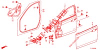 TUERTAFELN, VORNE(2D)  für Honda ACCORD 2.4 TYPE S 4 Türen 5 gang automatikgetriebe 2012