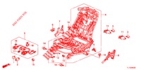 VORNE SITZKOMPONENTEN (D.) (SIEGE REGLAGE MANUEL) für Honda ACCORD 2.4 TYPE S 4 Türen 5 gang automatikgetriebe 2012