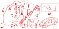 WINDSCHUTZSCHEIBENWASCHER (2D)  für Honda ACCORD 2.4 TYPE S 4 Türen 5 gang automatikgetriebe 2012