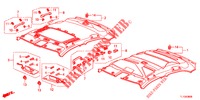 DACHVERKLEIDUNG  für Honda ACCORD 2.4 S 4 Türen 6 gang-Schaltgetriebe 2012