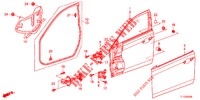 TUERTAFELN, VORNE(2D)  für Honda ACCORD 2.4 S 4 Türen 6 gang-Schaltgetriebe 2012