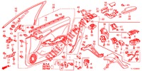 TUERVERKLEIDUNG, VORNE (LH) für Honda ACCORD 2.4 S 4 Türen 6 gang-Schaltgetriebe 2012