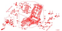 VORNE SITZKOMPONENTEN (G.) (HAUTEUR MANUELLE) für Honda ACCORD 2.4 S 4 Türen 6 gang-Schaltgetriebe 2012