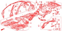 BODEN/INNENBLECHE  für Honda ACCORD 2.0 S 4 Türen 6 gang-Schaltgetriebe 2013