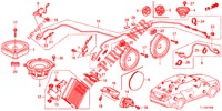 RADIOANTENNE/LAUTSPRECHER (LH) für Honda ACCORD 2.0 S 4 Türen 6 gang-Schaltgetriebe 2013