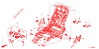 VORNE SITZKOMPONENTEN (D.) (SIEGE REGLAGE MANUEL) für Honda ACCORD 2.0 S 4 Türen 6 gang-Schaltgetriebe 2013