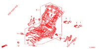 VORNE SITZKOMPONENTEN (G.) (SIEGE REGLAGE MANUEL) für Honda ACCORD 2.0 S 4 Türen 6 gang-Schaltgetriebe 2013