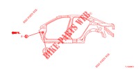 GUMMITUELLE (LATERAL) für Honda ACCORD 2.0 S 4 Türen 5 gang automatikgetriebe 2013
