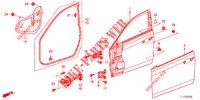 TUERTAFELN, VORNE(2D)  für Honda ACCORD 2.0 S 4 Türen 5 gang automatikgetriebe 2013