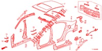 AUSSENBLECHE/TAFEL, HINTEN  für Honda ACCORD DIESEL 2.2 COMFORT 4 Türen 6 gang-Schaltgetriebe 2013