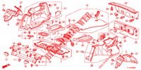 HINTERE ABLAGE/SEITENVERKLEIDUNG (4D)  für Honda ACCORD DIESEL 2.2 COMFORT 4 Türen 6 gang-Schaltgetriebe 2013
