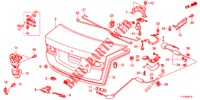 KOFFERRAUMDECKEL(4D)  für Honda ACCORD DIESEL 2.2 COMFORT 4 Türen 6 gang-Schaltgetriebe 2013