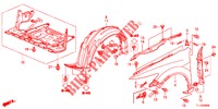 KOTFLUEGEL, VORNE  für Honda ACCORD DIESEL 2.2 COMFORT 4 Türen 6 gang-Schaltgetriebe 2013