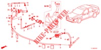 SCHEINWERFERWASCHER(S)  für Honda ACCORD DIESEL 2.2 COMFORT 4 Türen 6 gang-Schaltgetriebe 2013