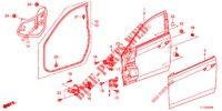 TUERTAFELN, VORNE(2D)  für Honda ACCORD DIESEL 2.2 COMFORT 4 Türen 6 gang-Schaltgetriebe 2013