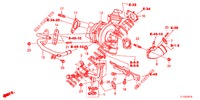 TURBOLADER SYSTEM (DIESEL) für Honda ACCORD DIESEL 2.2 COMFORT 4 Türen 6 gang-Schaltgetriebe 2013