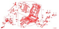 VORNE SITZKOMPONENTEN (G.) (HAUTEUR MANUELLE) für Honda ACCORD DIESEL 2.2 COMFORT 4 Türen 6 gang-Schaltgetriebe 2013