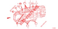 GUMMITUELLE (INFERIEUR) für Honda ACCORD DIESEL 2.2 COMFORT 4 Türen 5 gang automatikgetriebe 2013