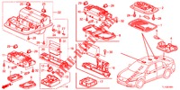 INNENLEUCHTE (2) für Honda ACCORD DIESEL 2.2 COMFORT 4 Türen 5 gang automatikgetriebe 2013