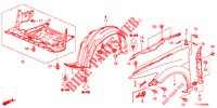 KOTFLUEGEL, VORNE  für Honda ACCORD DIESEL 2.2 COMFORT 4 Türen 5 gang automatikgetriebe 2013