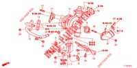 TURBOLADER SYSTEM (DIESEL) für Honda ACCORD DIESEL 2.2 COMFORT 4 Türen 5 gang automatikgetriebe 2013