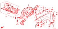 KOTFLUEGEL, VORNE  für Honda ACCORD DIESEL 2.2 ELEGANCE 4 Türen 6 gang-Schaltgetriebe 2013