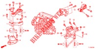 MOTORBEFESTIGUNGEN (DIESEL) (MT) für Honda ACCORD DIESEL 2.2 ELEGANCE 4 Türen 6 gang-Schaltgetriebe 2013