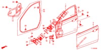 TUERTAFELN, VORNE(2D)  für Honda ACCORD DIESEL 2.2 ELEGANCE 4 Türen 6 gang-Schaltgetriebe 2013