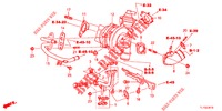 TURBOLADER SYSTEM (DIESEL) für Honda ACCORD DIESEL 2.2 ELEGANCE 4 Türen 6 gang-Schaltgetriebe 2013